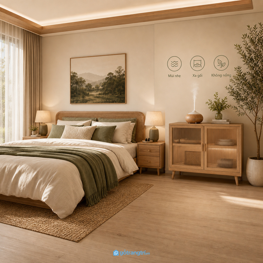Kệ treo tường mỏng hợp phòng ngủ rất hẹp