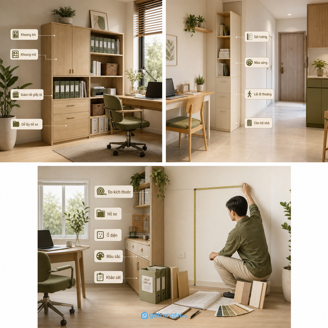 Kết hợp khoang kín và khoang mở để giảm rối