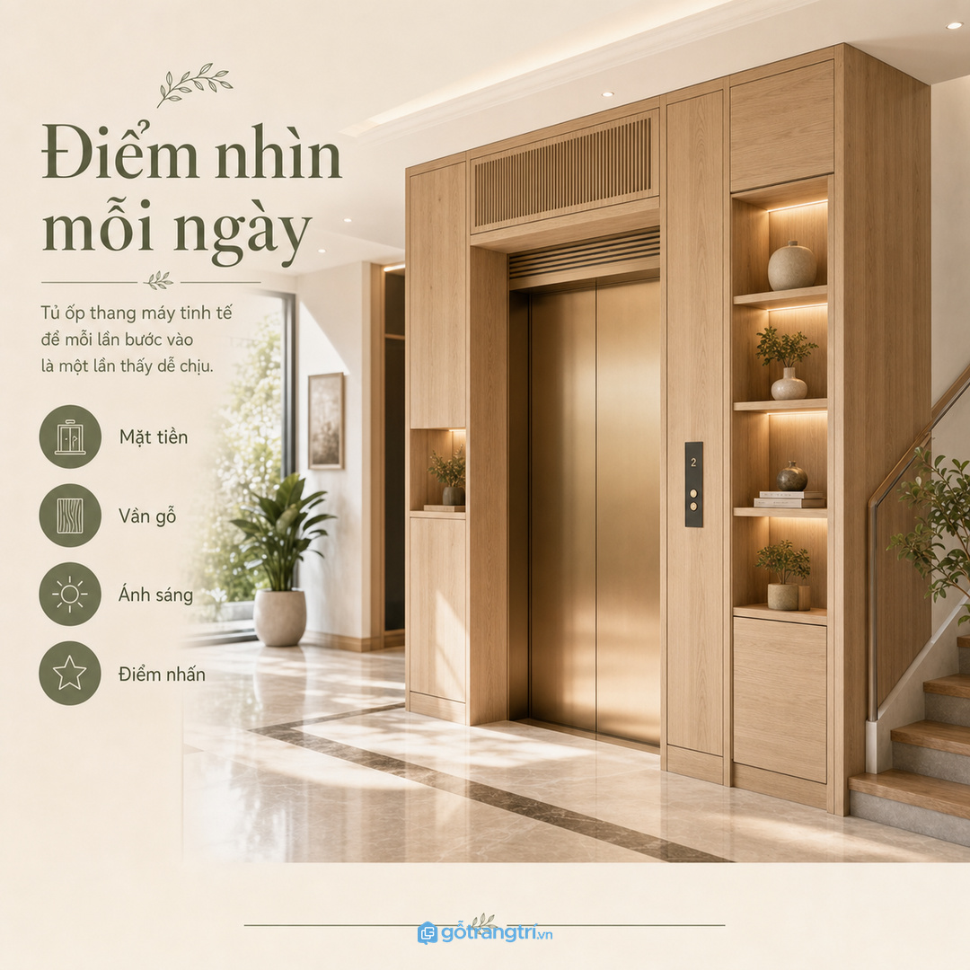 Cánh phẳng, cánh nan hoặc lam gỗ cần hợp vật liệu sảnh