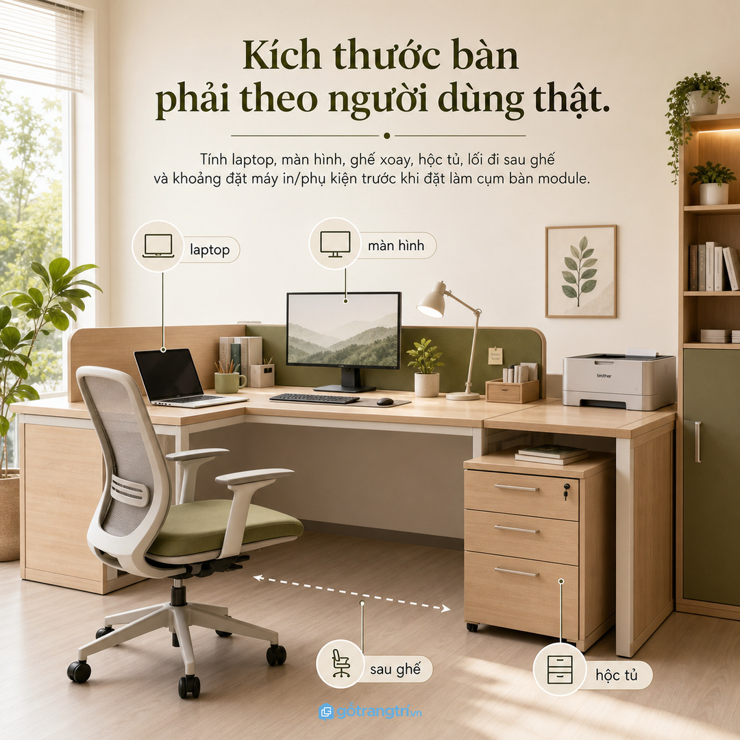Phòng họp kiêm làm việc nhóm