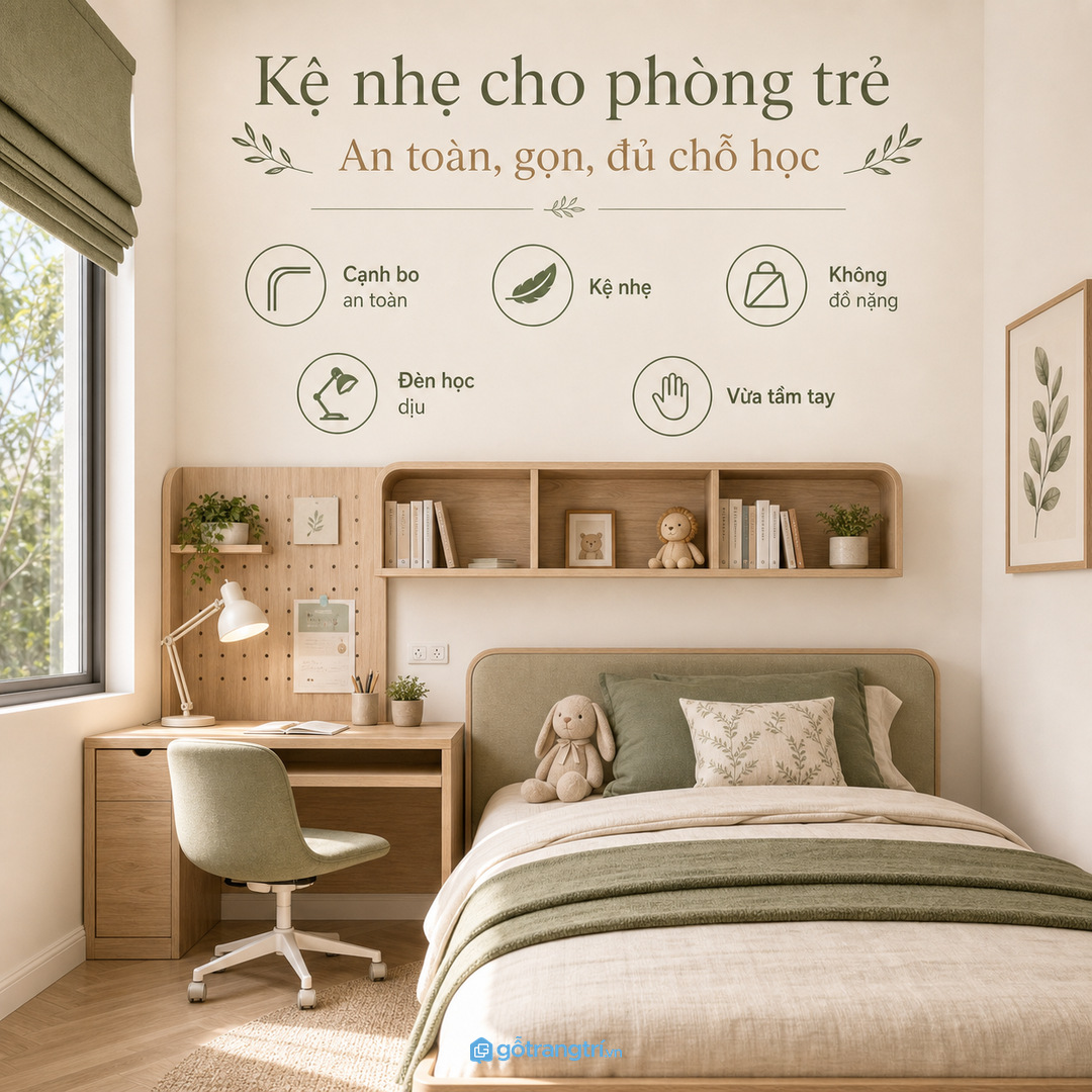 Phòng ngủ chung cư cần góc đọc sách trước khi ngủ