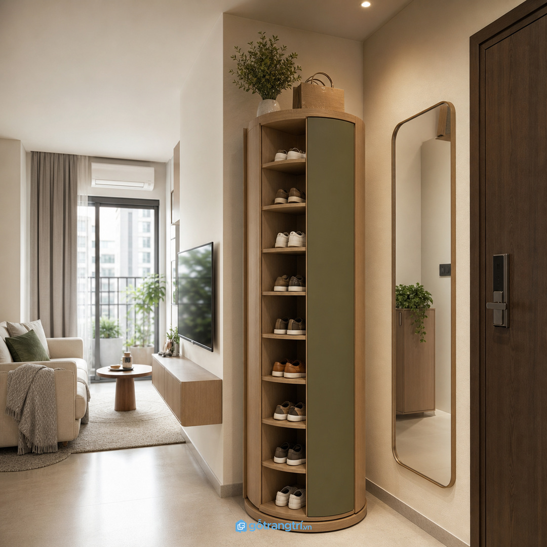 Căn hộ studio hoặc một phòng ngủ có lối vào rất hẹp