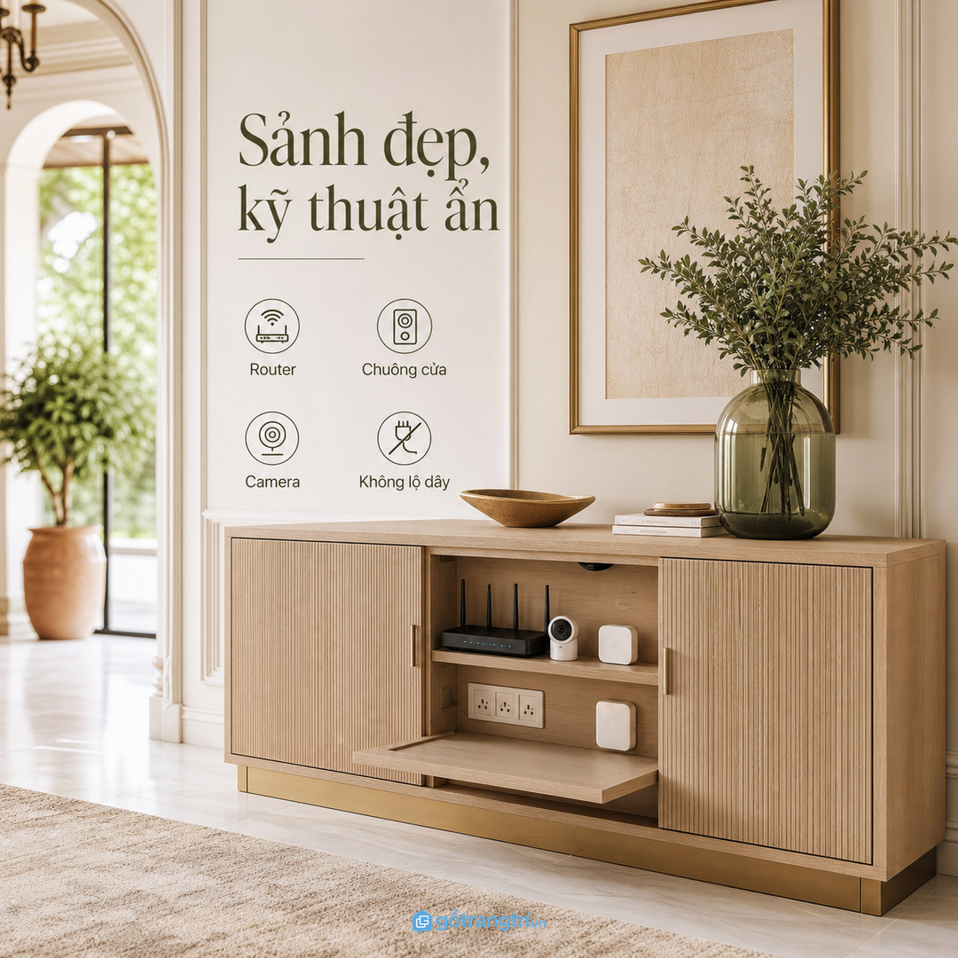 Cánh tủ hợp thông gió giữ khu kỹ thuật sạch mà vẫn thoáng