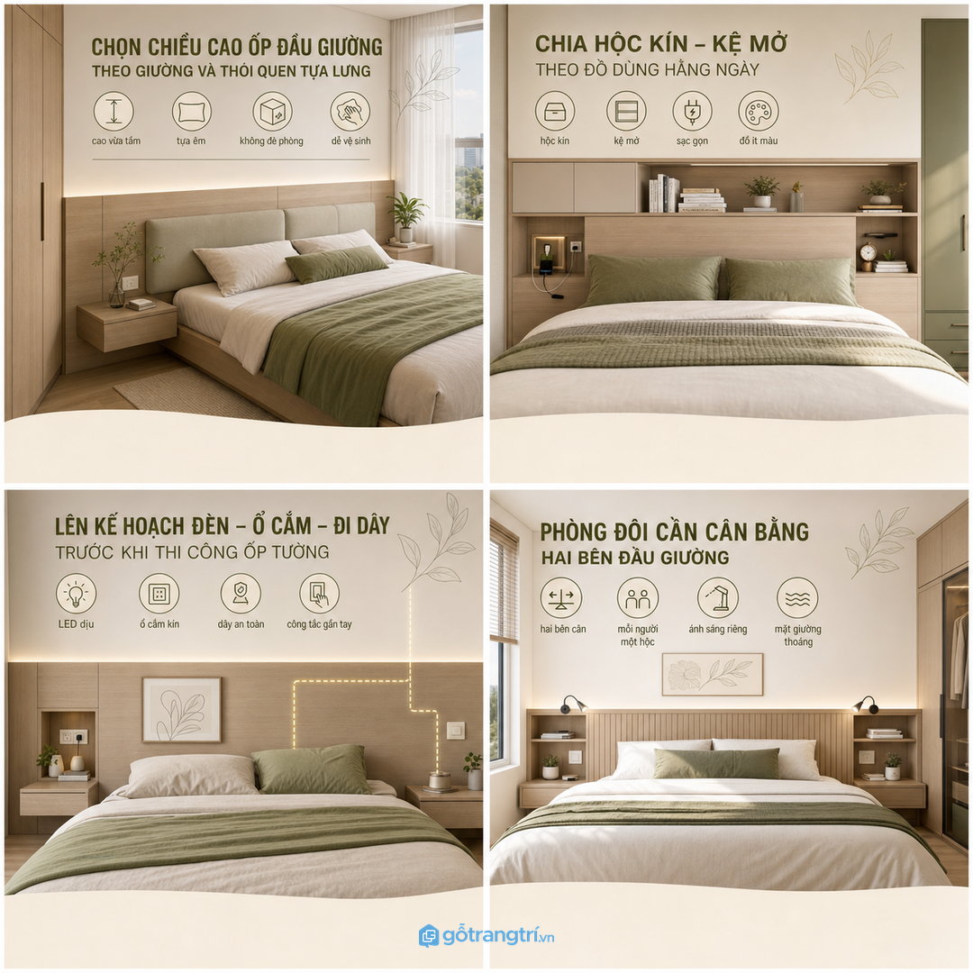 Vách nhỏ đa dụng cho phòng ngủ căn hộ studio