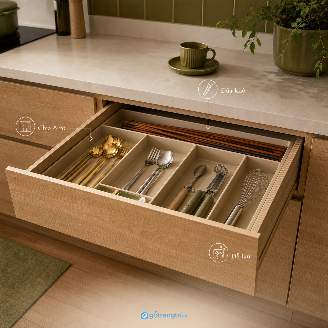 Gia đình đông người cần chia ô theo tần suất dùng