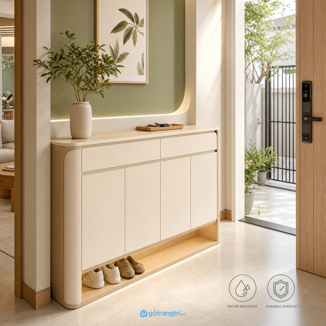 Gia đình đông người cần nhiều khoang kín để giày dép không bừa