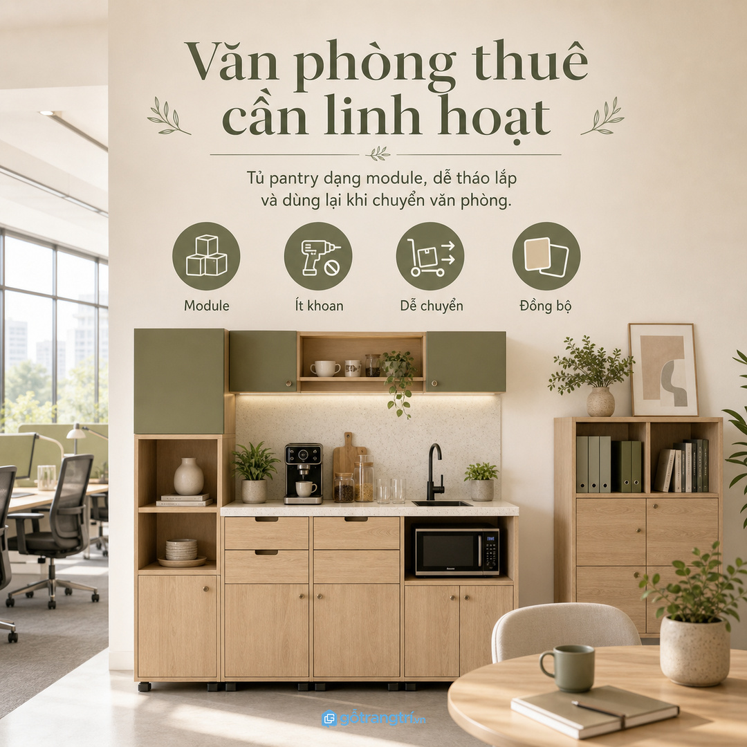 Văn phòng thuê cần module linh hoạt