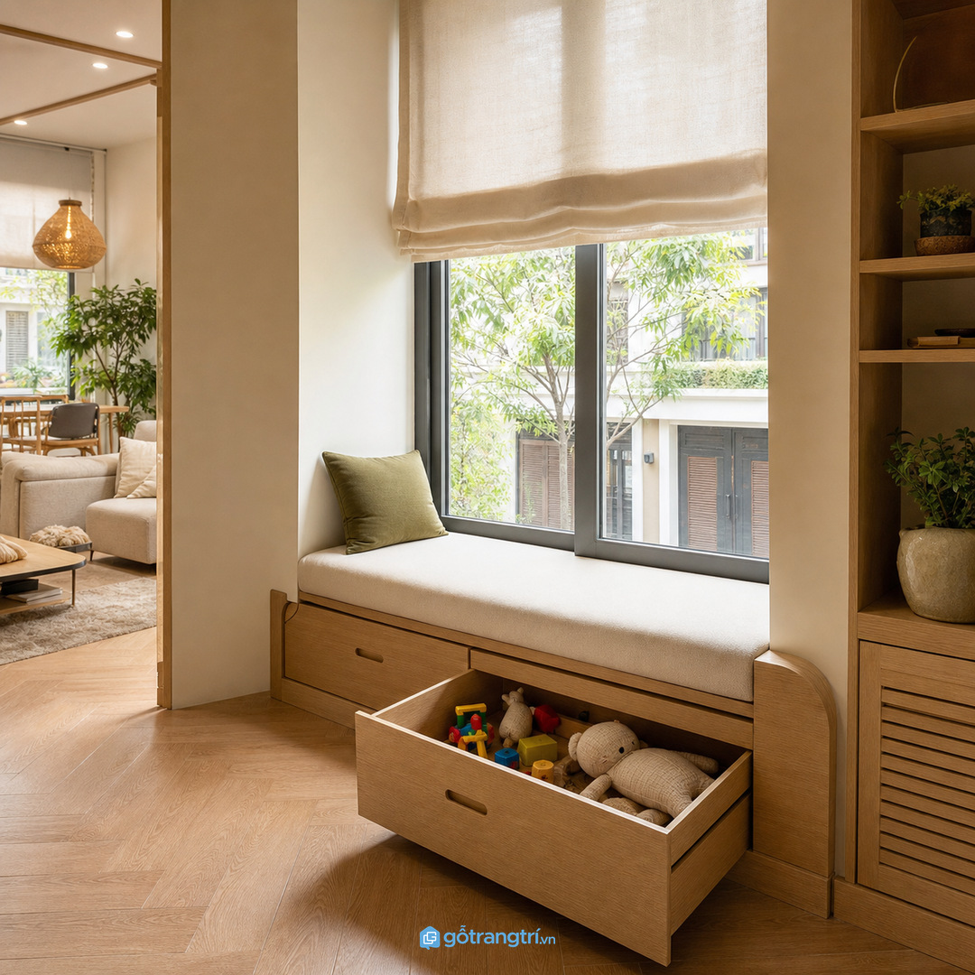 Nhà có trẻ nhỏ cần bo cạnh và kiểm soát chiều cao