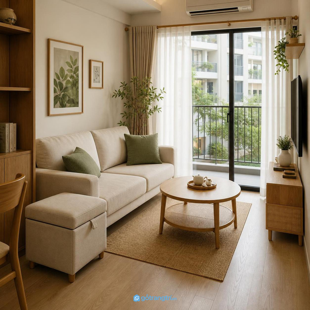 Gia đình có trẻ nhỏ nên chọn ghế đôn bo góc, nắp an toàn và khoang cất nhanh