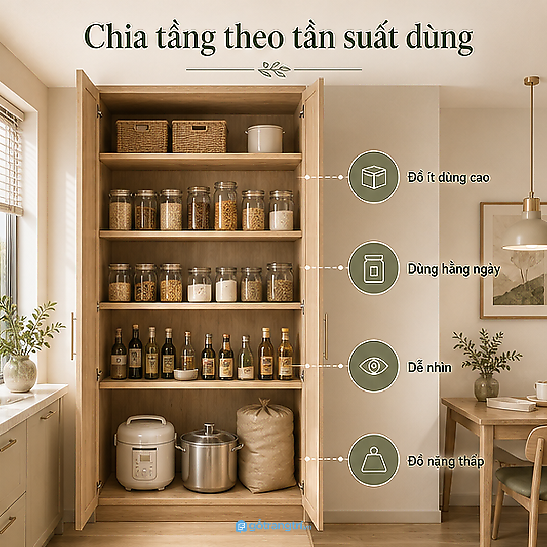 Căn hộ cho thuê nên chọn tủ đồ khô bền, kín và dễ bảo trì