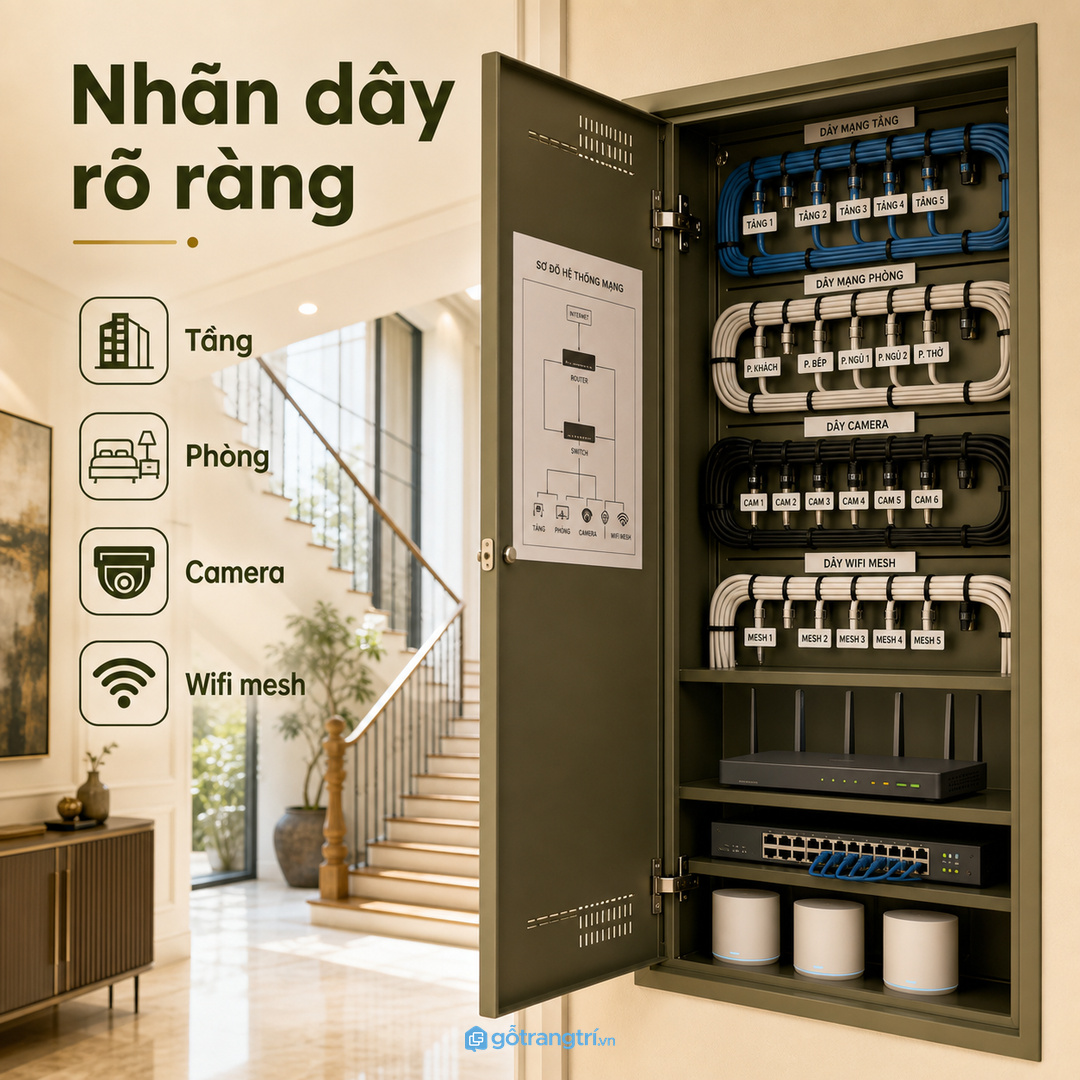 Phòng giải trí cần khoang âm thanh và mạng riêng
