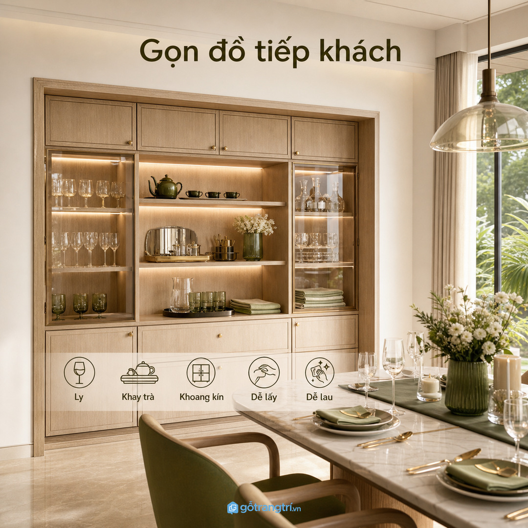 Nhà có trẻ nhỏ cần khoang khóa và vùng cất kín an toàn