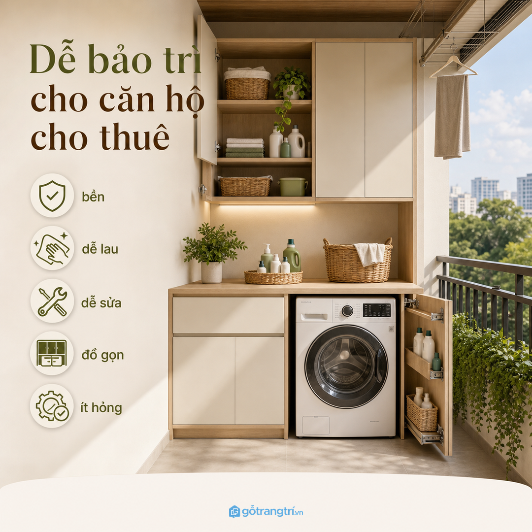 Căn hộ cho thuê nên ưu tiên độ bền và bảo trì