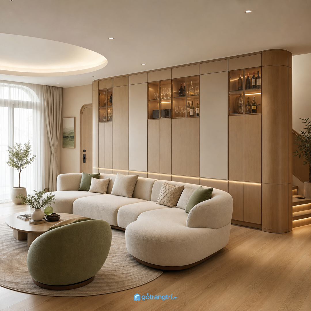 Gia đình có trẻ nhỏ nên ưu tiên tủ rượu kín đáo, chắc chắn và an toàn