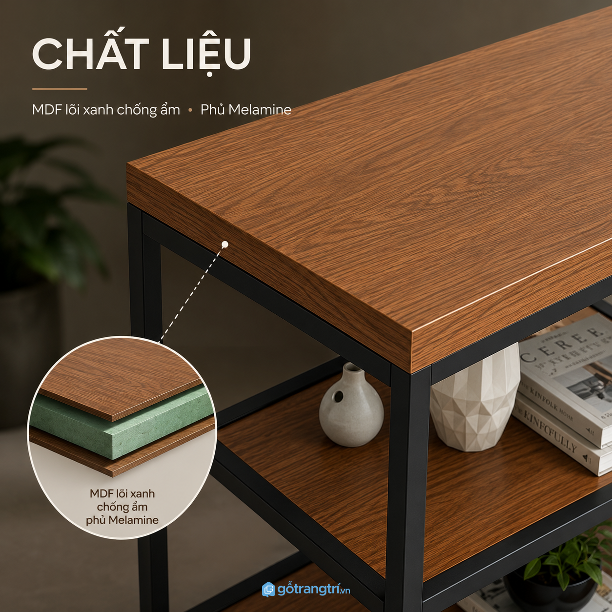 Chất liệu bền đẹp đáp ứng nhu cầu sử dụng lâu dài