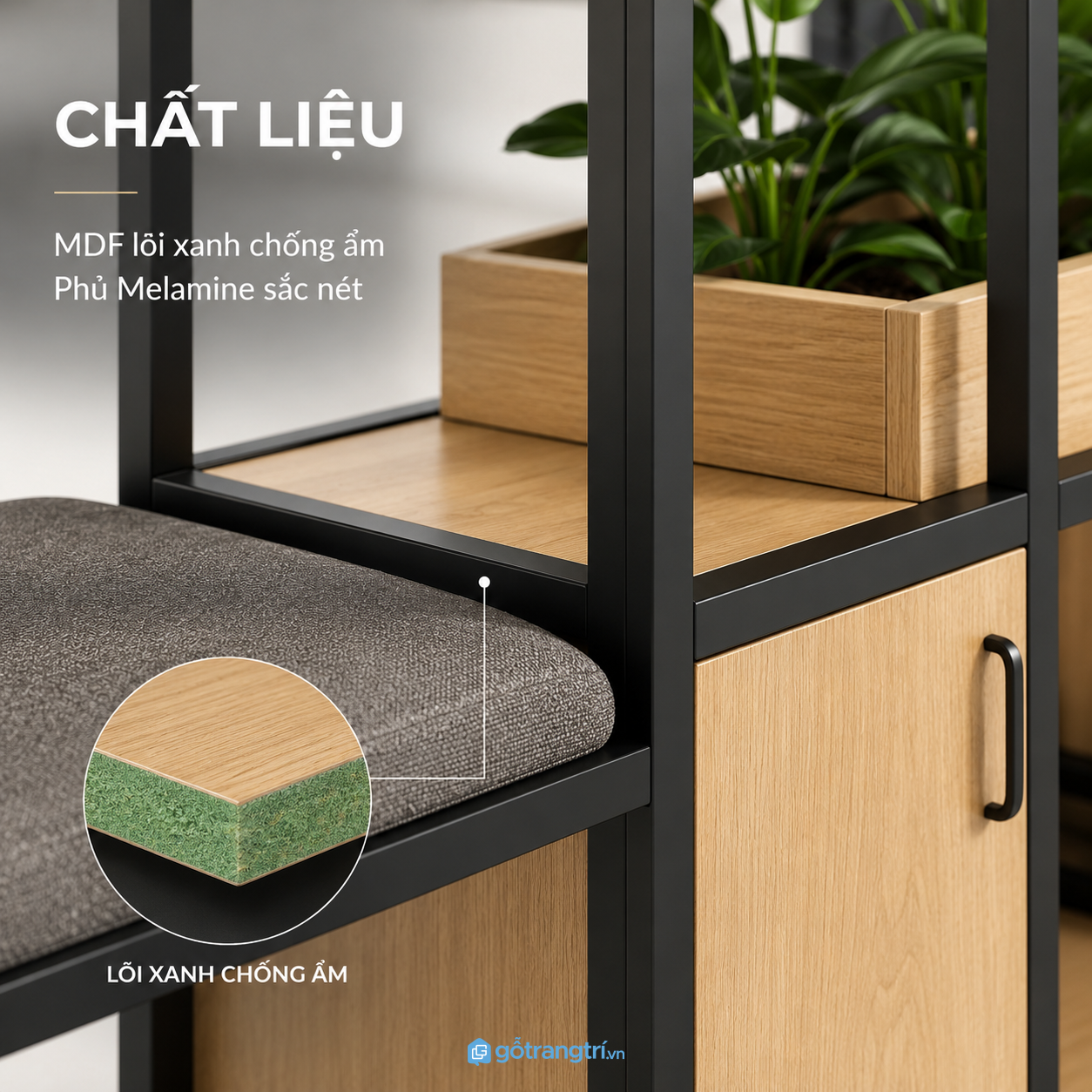Chất liệu bền đẹp, phù hợp sử dụng lâu dài Chất liệu bền đẹp, phù hợp sử dụng lâu dài