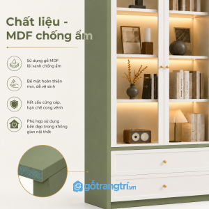 Chất liệu bền đẹp, sử dụng lâu dài