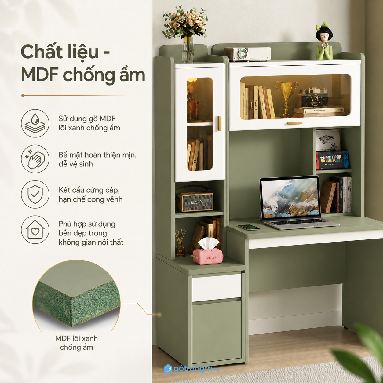 Chất liệu bền đẹp, sử dụng ổn định lâu dài Chất liệu bền đẹp, sử dụng ổn định lâu dài