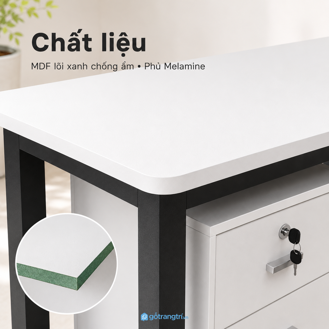 Chất liệu chắc chắn, bền đẹp theo thời gian