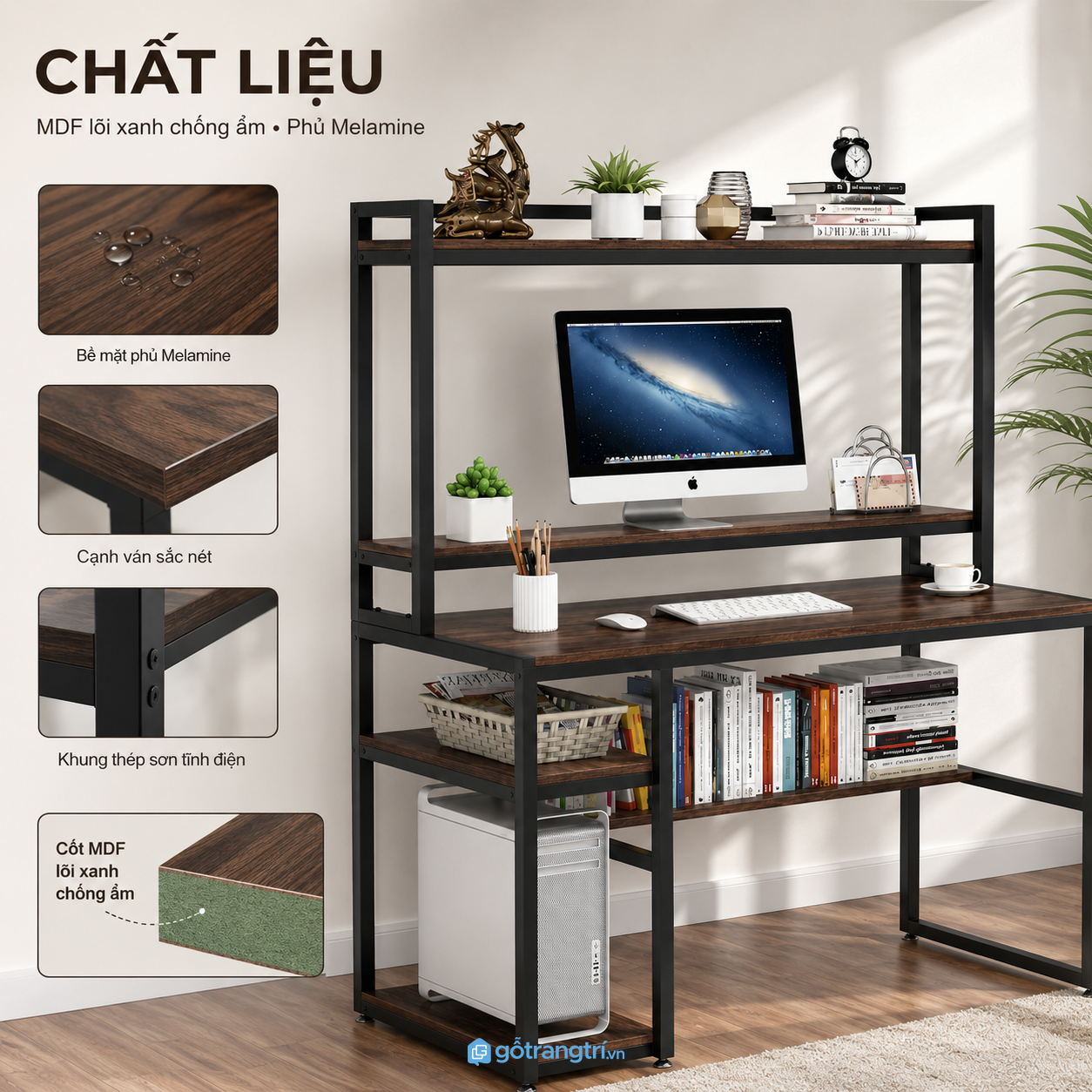 Chất liệu chắc chắn, bền đẹp theo thời gian Chất liệu chắc chắn, bền đẹp theo thời gian