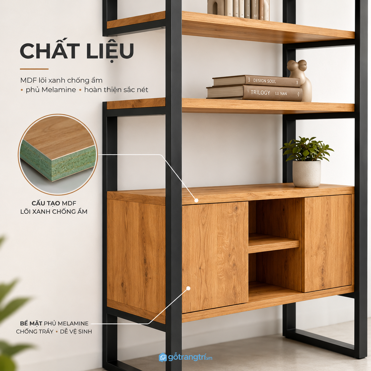 Chất liệu chắc chắn cho độ bền lâu dài