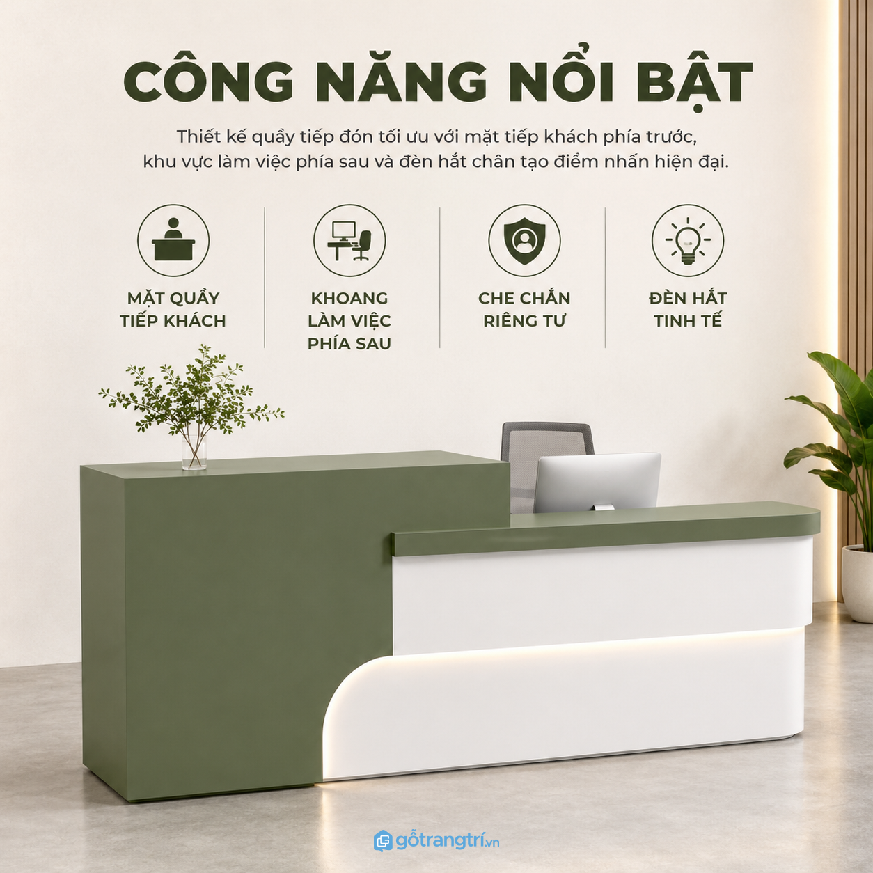 Công năng đáp ứng nhu cầu làm việc hằng ngày Công năng đáp ứng nhu cầu làm việc hằng ngày