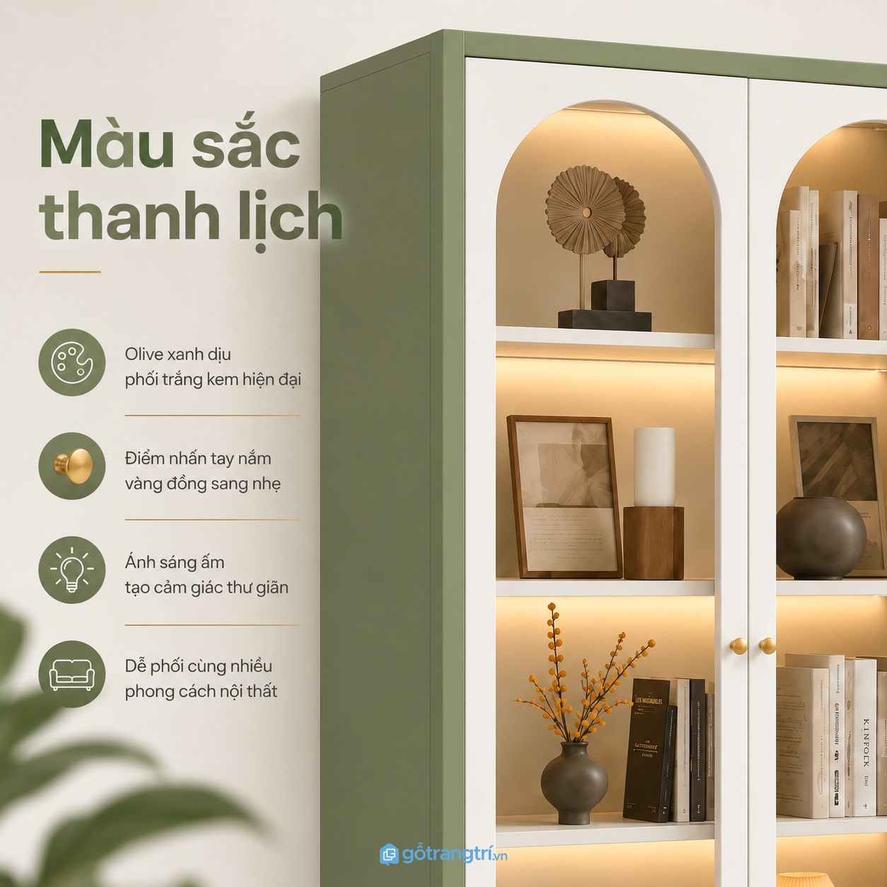 Dễ kết hợp với nhiều không gian nội thất