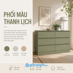 Dễ kết hợp với nhiều không gian trong nhà