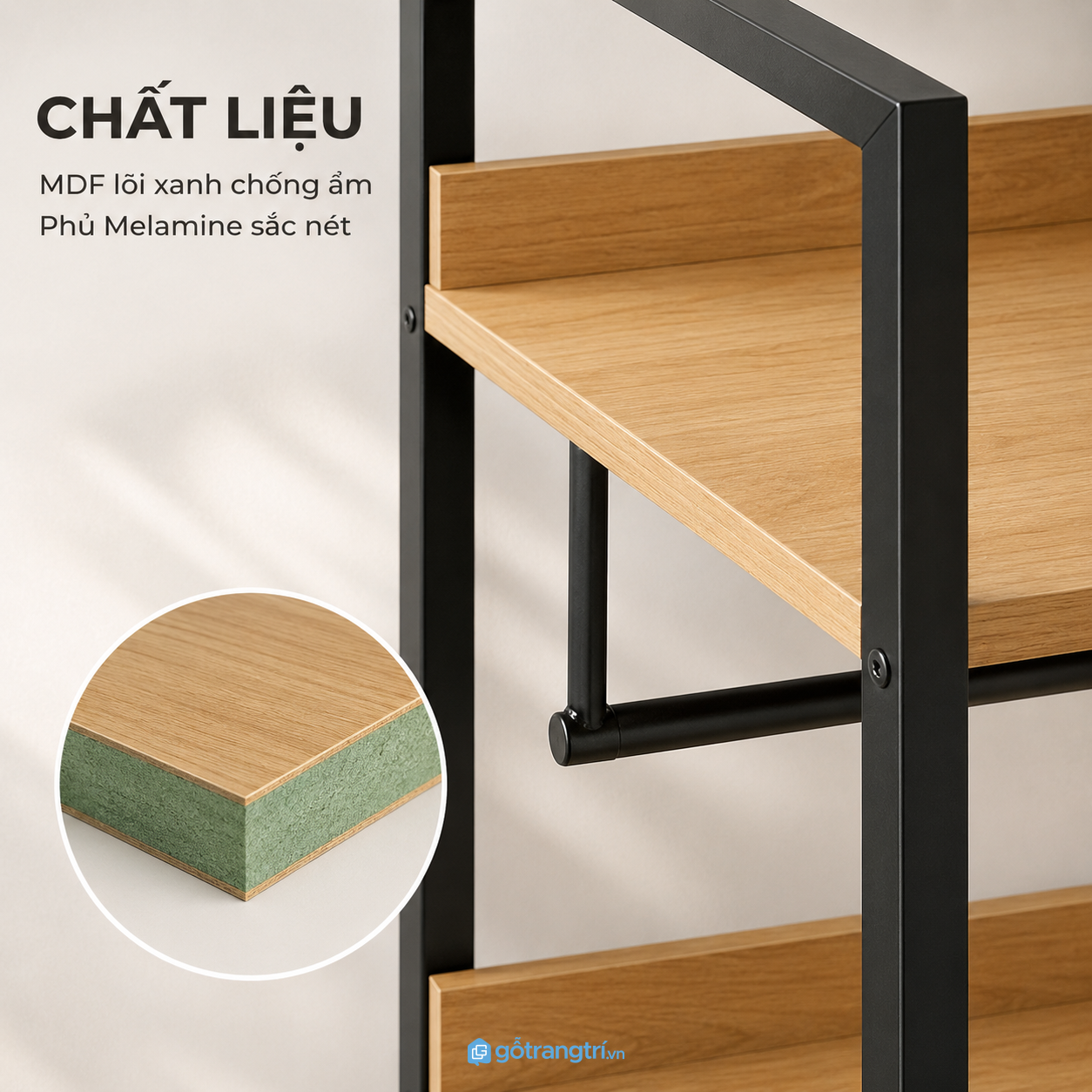 Dễ kết hợp với nhiều khu vực sử dụng