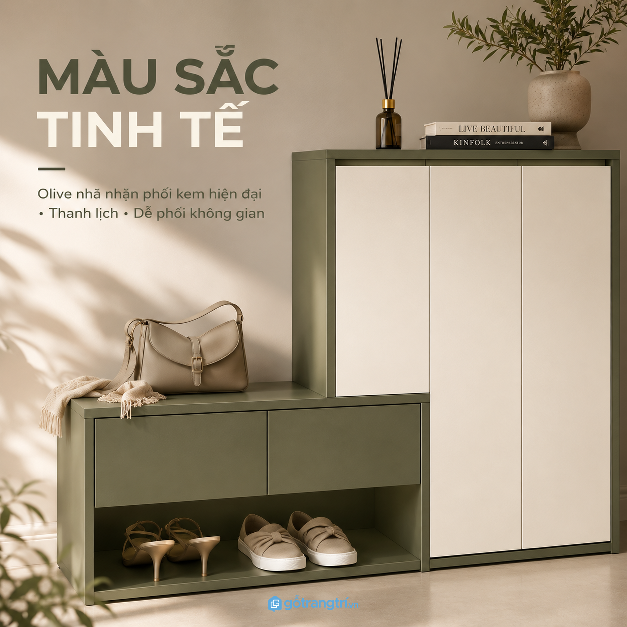 Dễ phối hợp với nhiều không gian nội thất