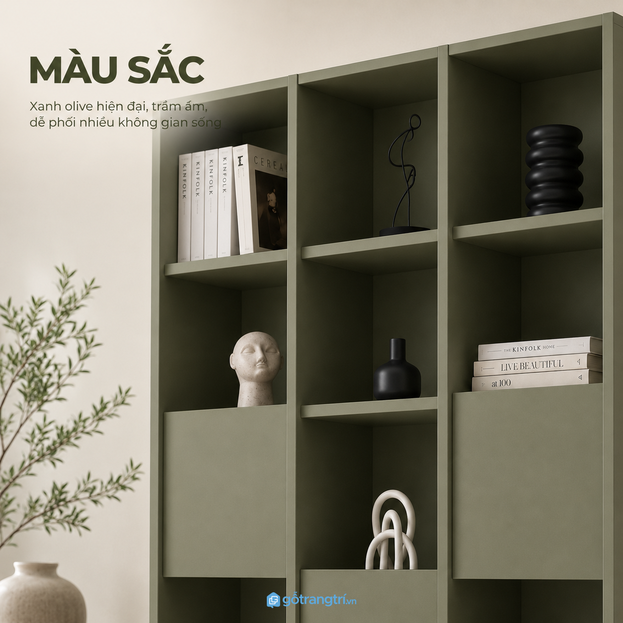Dễ phối hợp với phòng khách và phòng làm việc