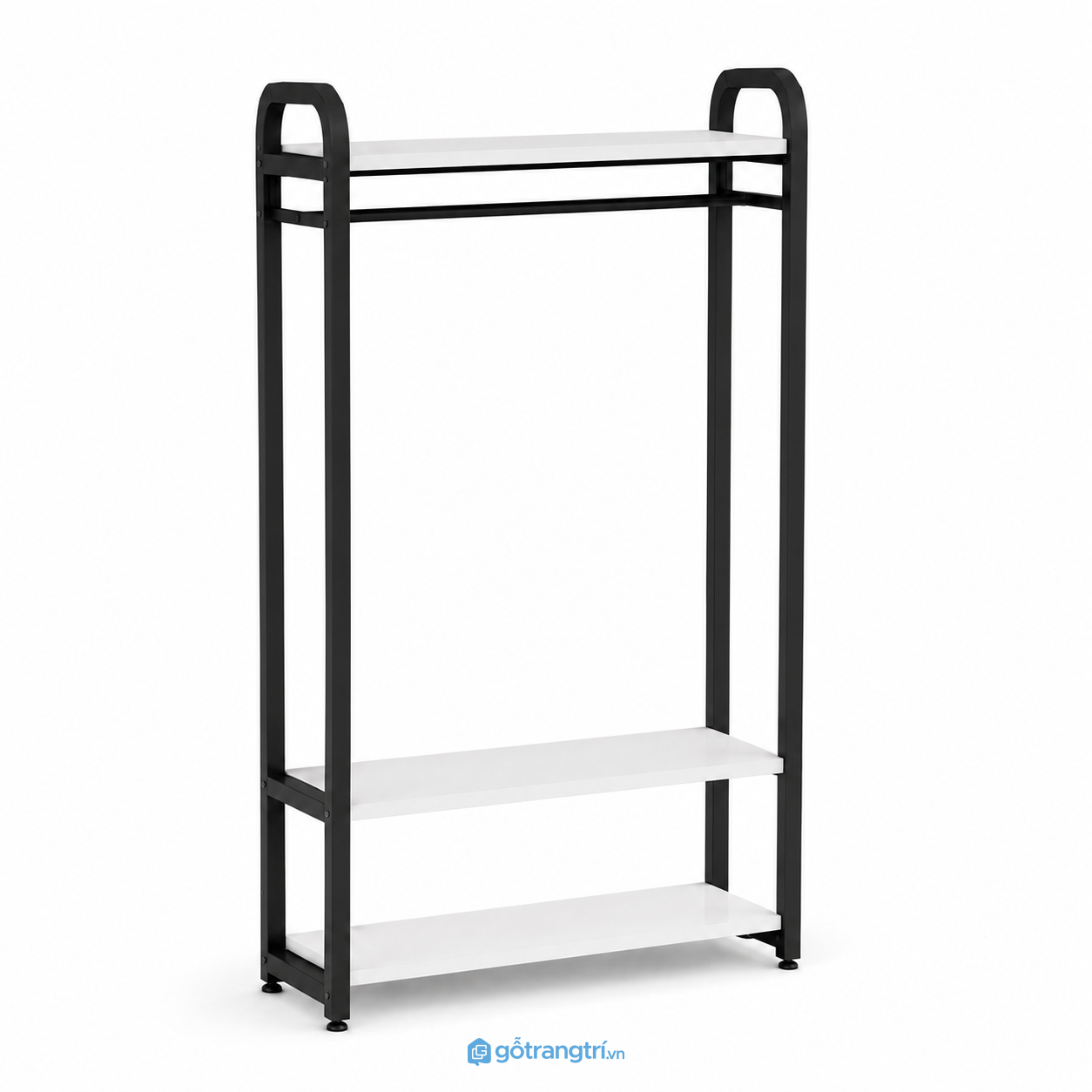 Giá treo quần áo khung sắt 80cm 3 tầng GHS-1017 - hình ảnh thực tế 1 Giá treo quần áo khung sắt 80cm 3 tầng GHS-1017 - hình ảnh thực tế 1