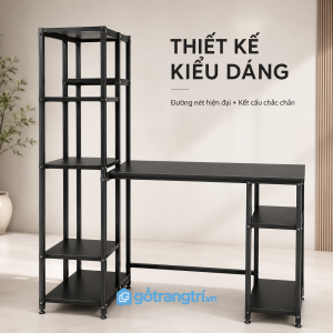 Hệ kệ lưu trữ rộng rãi giúp sắp xếp khoa học