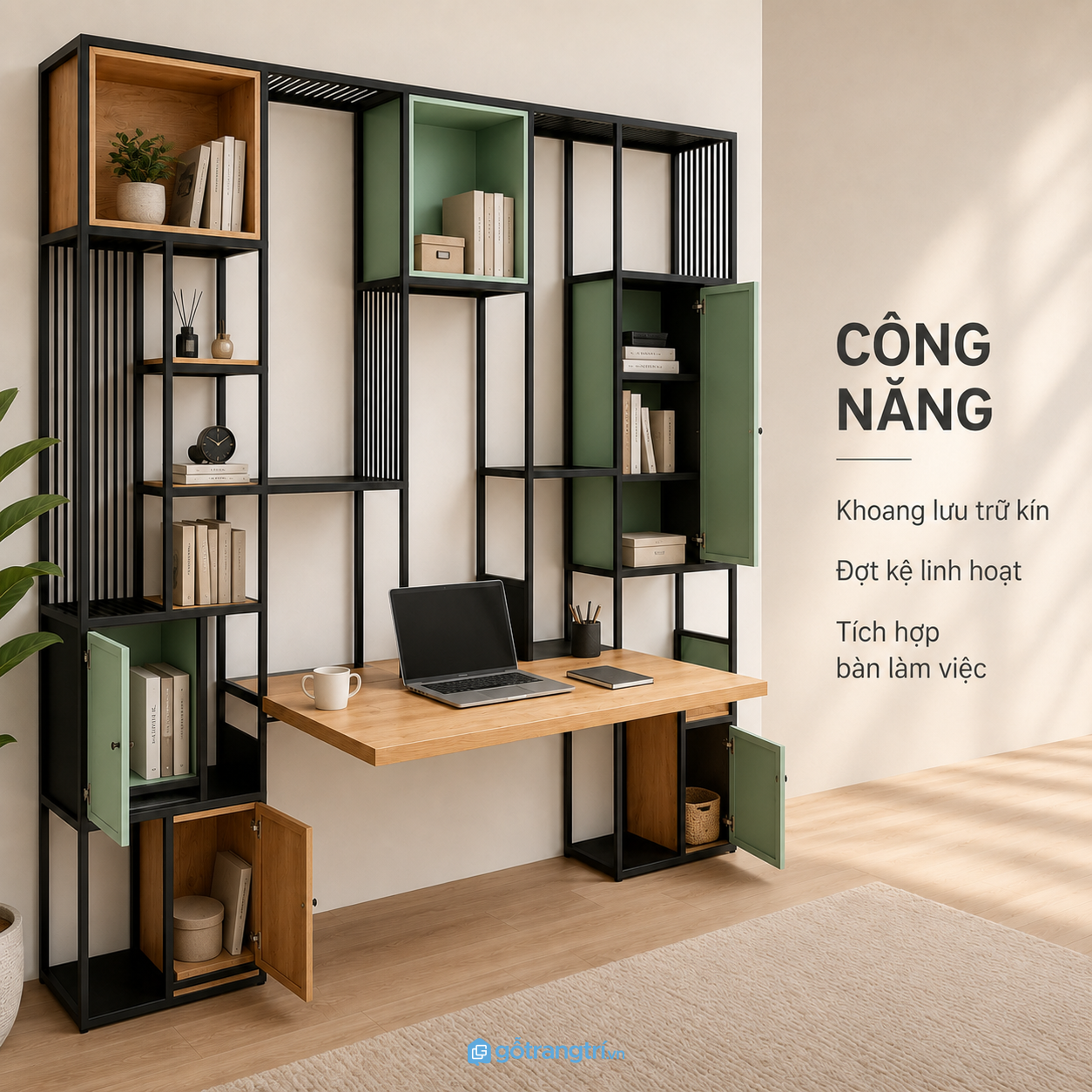 Hệ kệ lưu trữ thông minh và tiện dụng Hệ kệ lưu trữ thông minh và tiện dụng