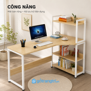 Hệ kệ nhiều tầng giúp phân loại đồ dùng