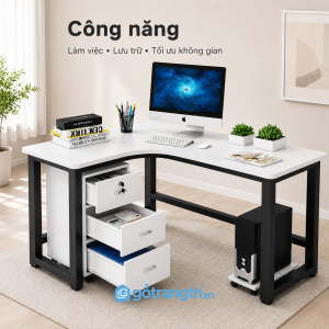 Hộc tủ và không gian lưu trữ tiện lợi