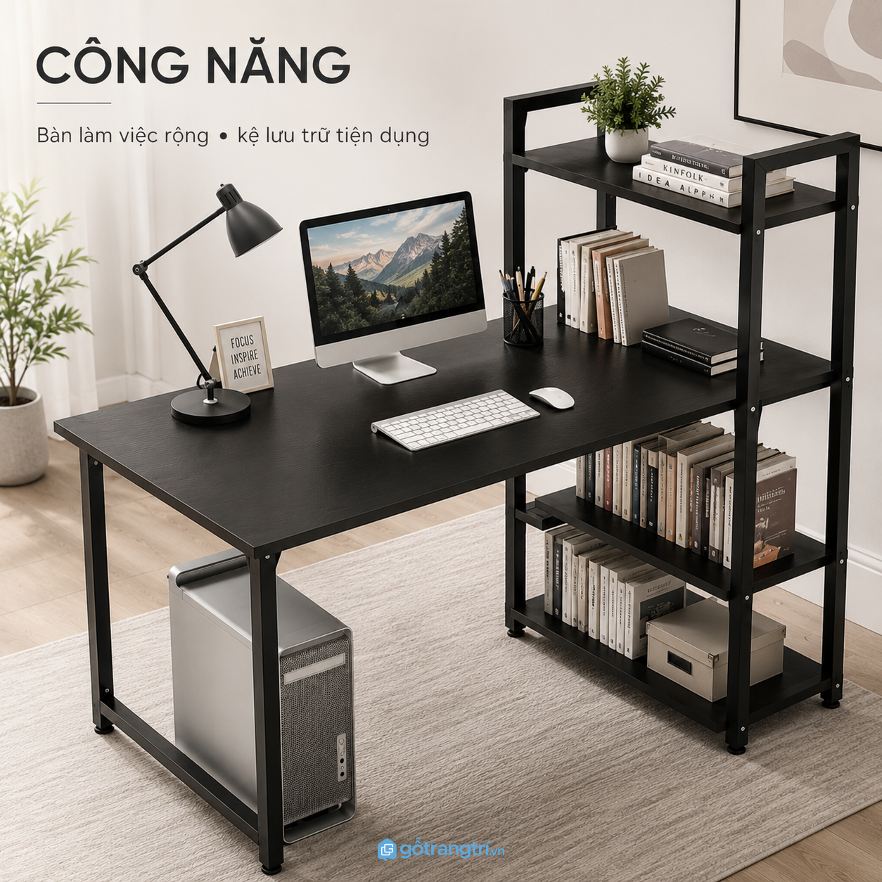 Kệ nhiều tầng giúp tối ưu khả năng lưu trữ