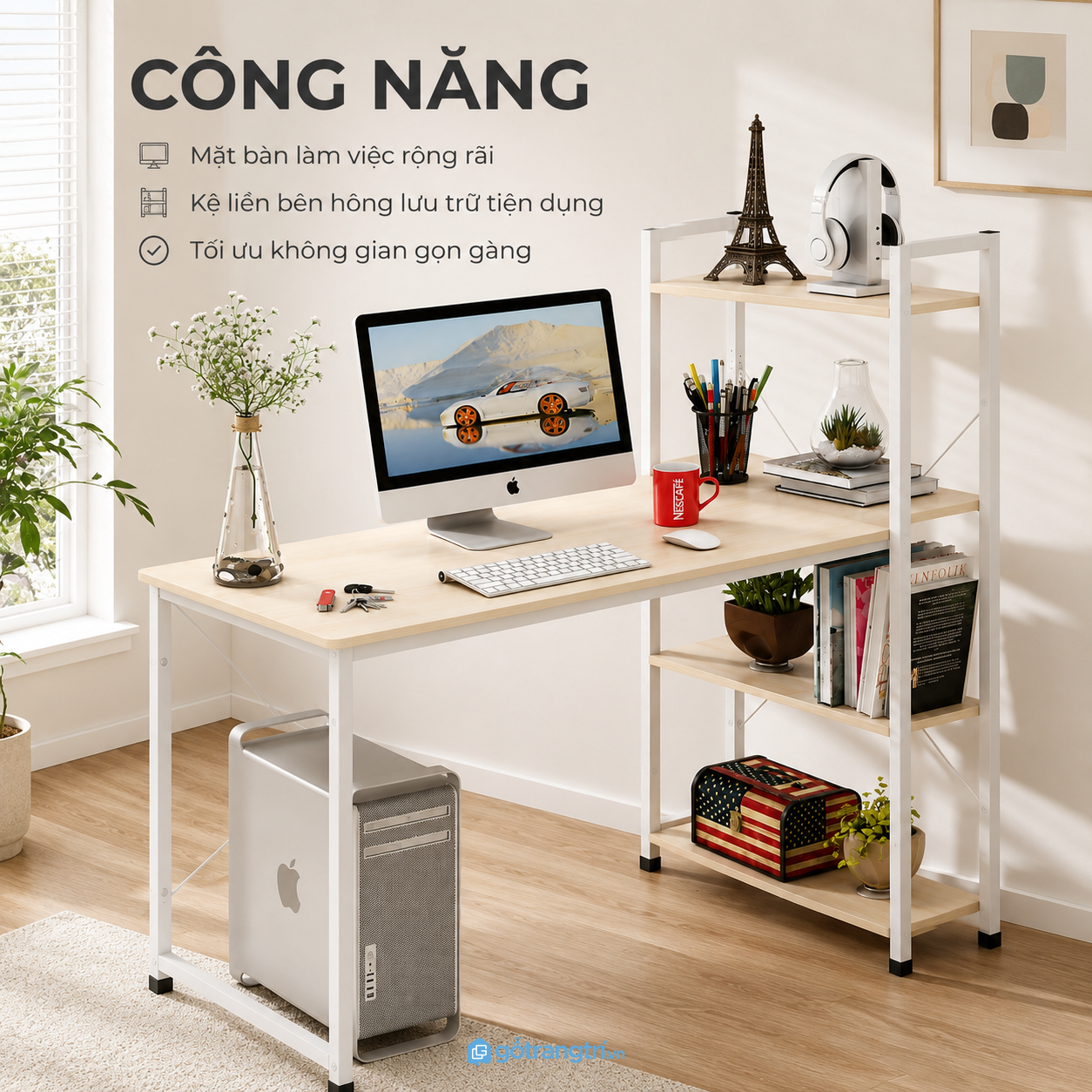 Kệ nhiều tầng giúp tối ưu không gian lưu trữ Kệ nhiều tầng giúp tối ưu không gian lưu trữ