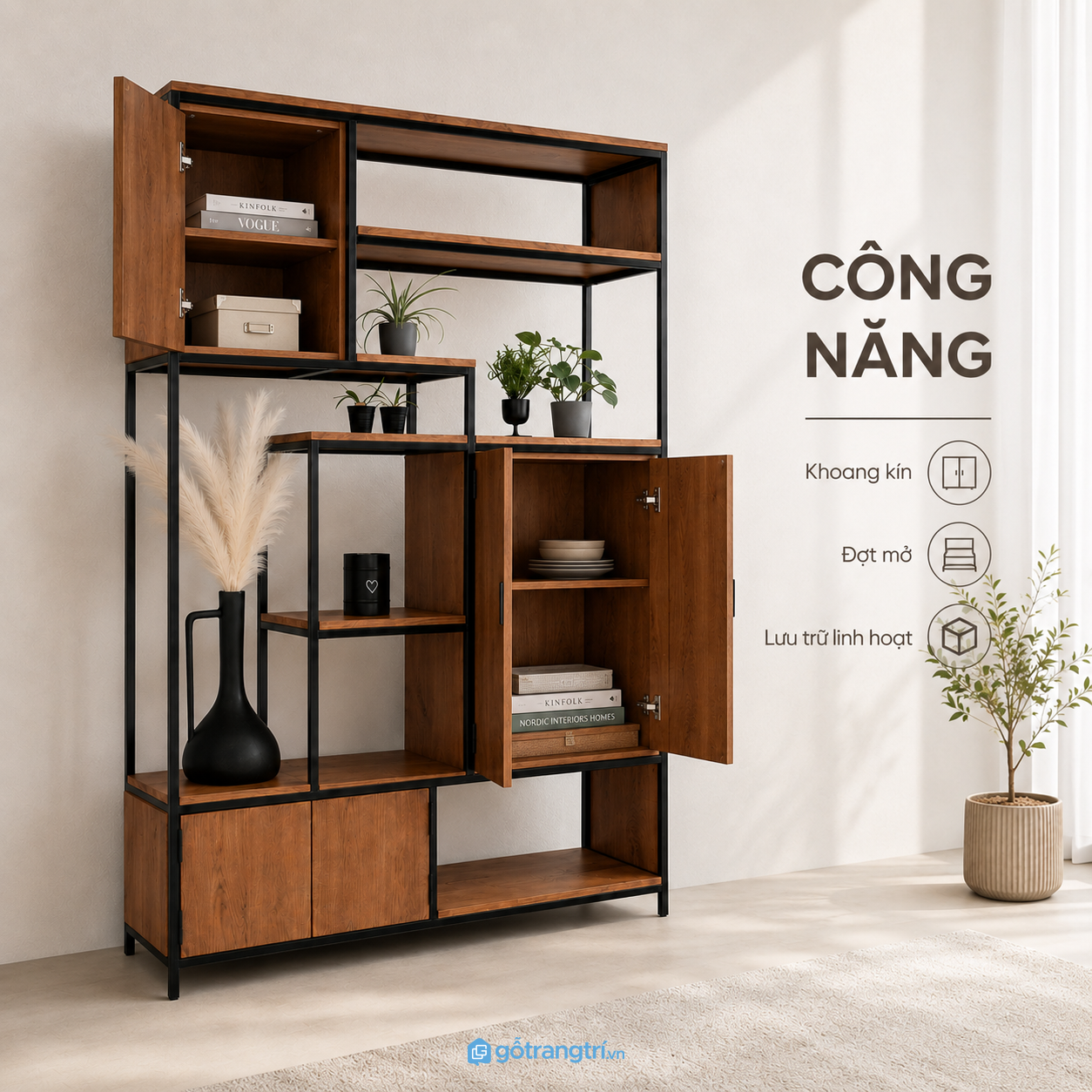 Kết hợp lưu trữ kín và trưng bày khoa học