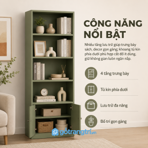 Kết hợp trưng bày và lưu trữ tiện lợi