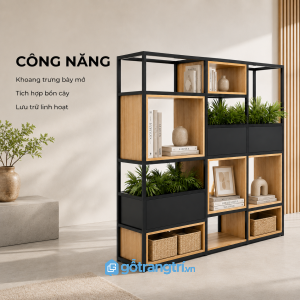 Kết hợp trưng bày và lưu trữ trong cùng một sản phẩm