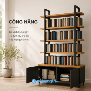 Kết hợp trưng bày và lưu trữ trong cùng một thiết kế