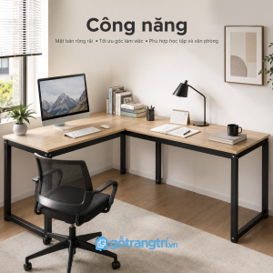 Không gian làm việc rộng đáp ứng nhiều nhu cầu