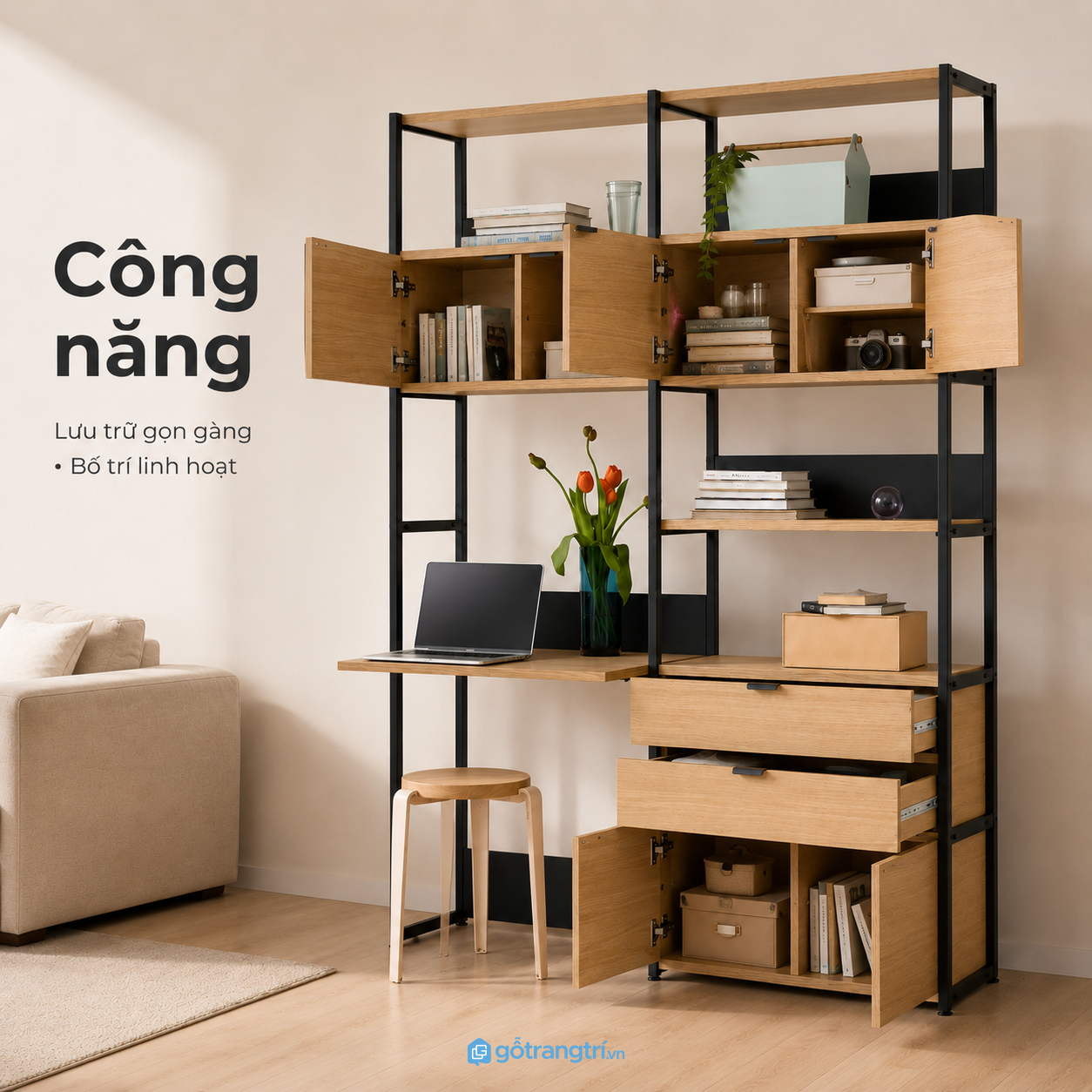 Không gian lưu trữ khoa học và tiện lợi