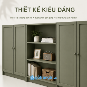 Không gian lưu trữ rộng rãi, sắp xếp khoa học