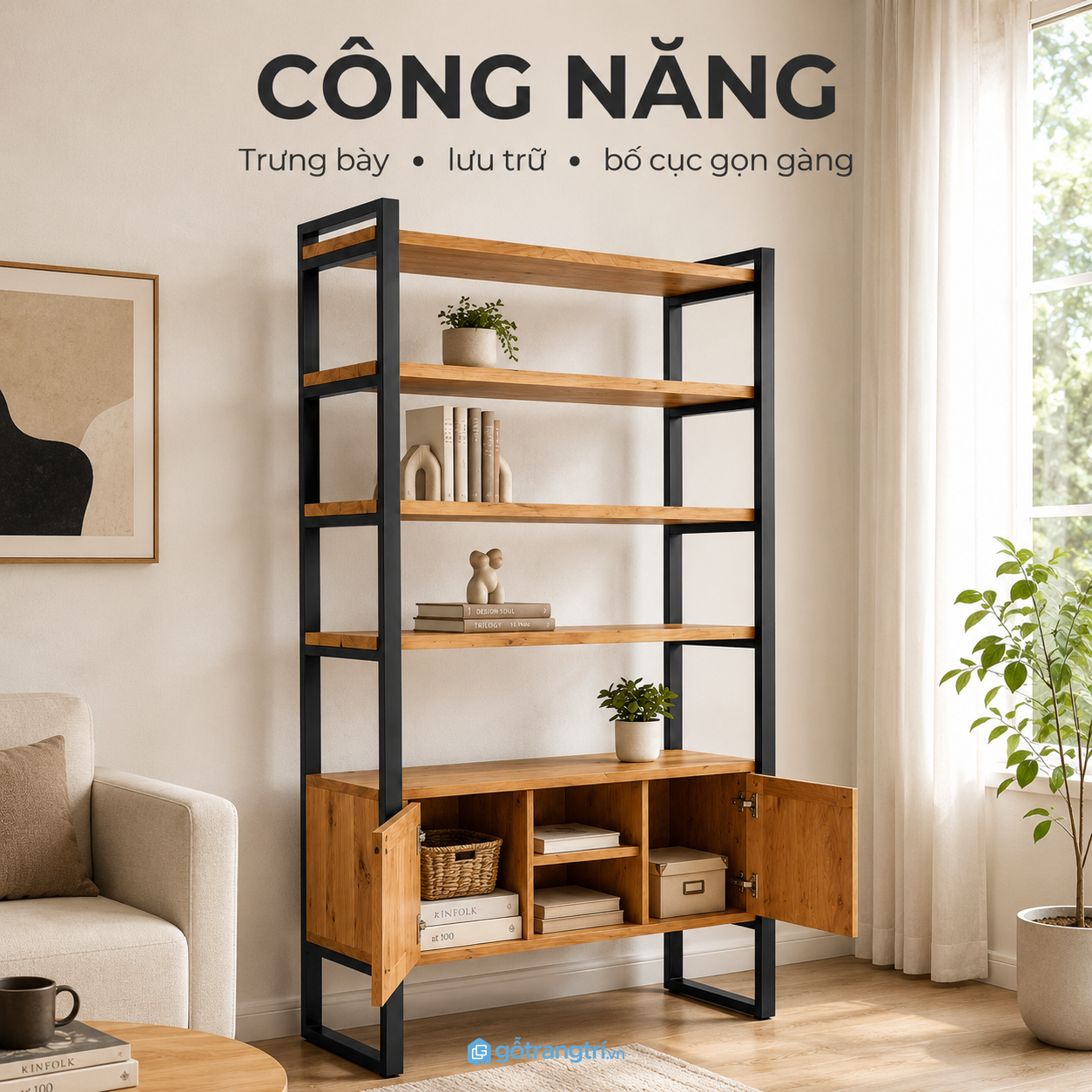 Không gian lưu trữ rộng rãi và khoa học