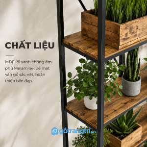 Khung chắc gọn, mặt kệ thuận tiện vệ sinh