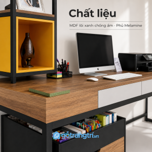 Khung kim loại chắc gọn, bề mặt dễ vệ sinh