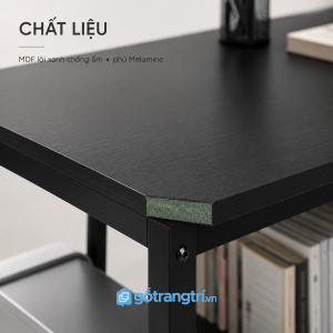 Khung sắt chắc chắn kết hợp mặt gỗ bền đẹp