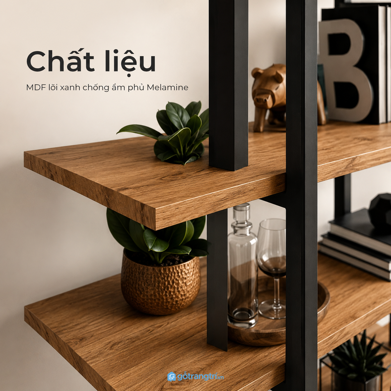 Khung thép chắc chắn kết hợp mặt gỗ bền đẹp Khung thép chắc chắn kết hợp mặt gỗ bền đẹp